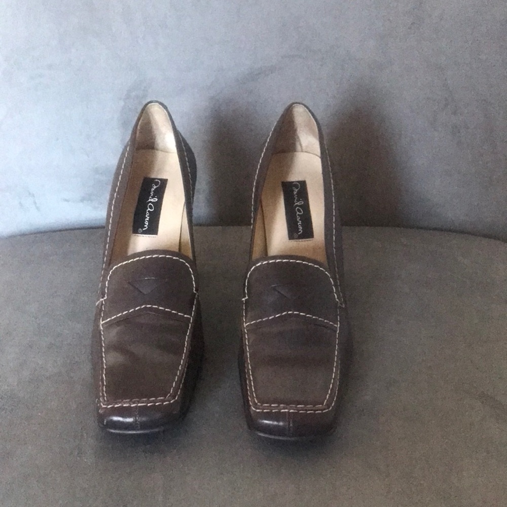 David Aaron, size 9, brown shoe